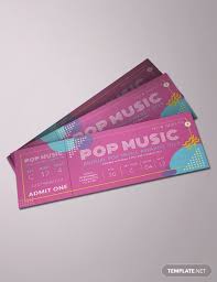 Free Sample Ticket Template Download 96 Tickets In Psd Word