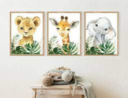 Safari Nursery Artwork