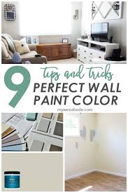 Choosing The Perfect Wall Paint Color