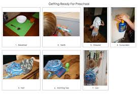 preschool morning routine planning