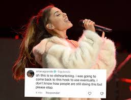 ariana grande begs fans to stop leaking