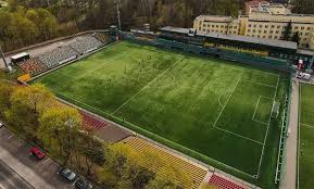 artificial turf football field