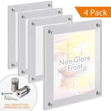 Satin Frost Acrylic Frames With Non