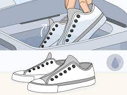For white water marks, use the soft brush dipped in white vinegar. 3 Ways To Remove Yellow Bleach Stains From White Shoes Wikihow