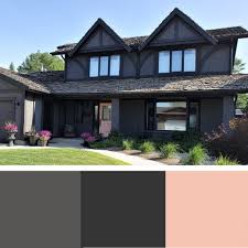 Buy Black Exterior Home Color Palette