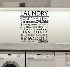 Laundry Room Wall Decal Sticker