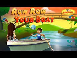 * row row row your boat, gently down the stream, if you see a crocodile, don't forget to scream! Row Row Row Your Boat English 3d Nursery Rhyme With Lyrics Entertainment Times Of India Videos