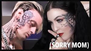 No matter your feelings on carter's recent face tattoo, there's no denying the thing is massive (hey, if you're going to tattoo your face, you might as well go. Becoming Aaron Carter I Got A Face Tattoo Youtube