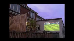 best outdoor projector screen in the uk