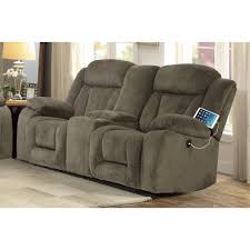 Power Recliner Loveseat With Cup Holder