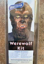 deluxe werewolf character makeup kit