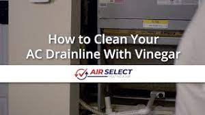 ac drainline with vinegar