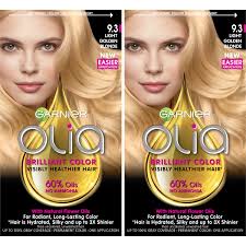 Garnier Olia Ammonia Free Brilliant Color Oil Rich Permanent Hair Color 9 3 Light Golden Blonde Pack Of 2 Blonde Hair Dye