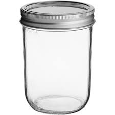 Choice 16 Oz Pint Wide Mouth Canning