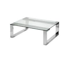 Modern Stainless Steel Glass Table
