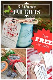 6 easy mason jar gift ideas and free