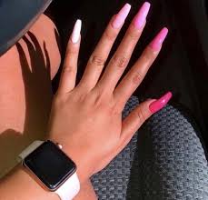 Professional acrylic nail powders for salon work and competition. Dark Pink Acrylic Nails Coffin Nail And Manicure Trends