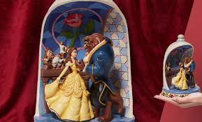 • the realistic silk red rose is illuminated by twinkle fairy lights and is enclosed in a real glass dome. Beauty And The Beast Rose Dome Figurine Sideshow Collectibles