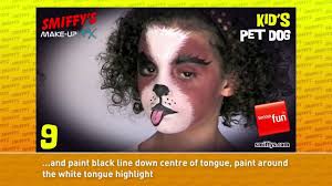 dog face painting make up tutorials for