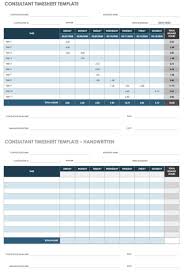 17 Free Timesheet And Time Card Templates Smartsheet