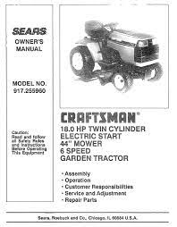 craftsman 917 255960 owner s manual pdf