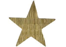 Brown Wooden Star Wall Hanging For