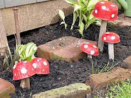 How To Make Vintage Tin Garden Mushrooms