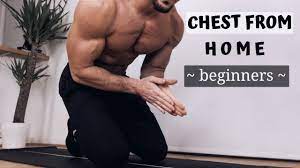 home chest workout for beginners no