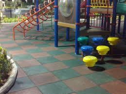 solid color recycled rubber flooring