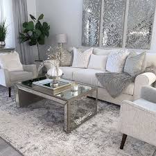 Silver Living Room Decor