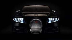 black sports car bugatti black cars