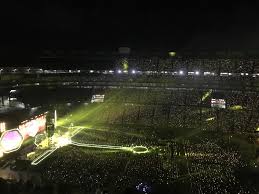 Gillette Stadium Section 309 Row 20 Seat 7 Coldplay Tour A