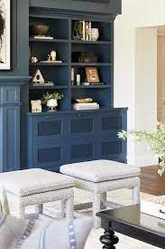 Blue Built In Cabinets Design Ideas