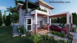 modern house design with 3 bedrooms in