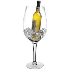 20 Inch Decor Giant Clear Wine Glass