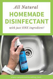 natural homemade disinfectant spray