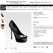 Classic Ysl Tribute Two Black Patent Leather Pump