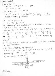 Pls Solve The Crossword Puzzle Maths