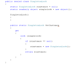 singleton design pattern in c