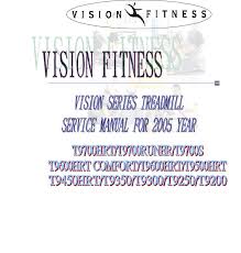 vision fitness t9450 t9300 t9500