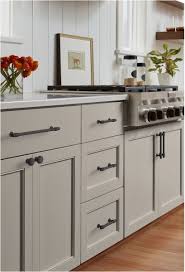 The right length cabinet pulls for doors and drawers. 15 Popular Hardware Styles For Kitchens With Shaker Cabinets