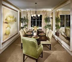 green to create a fabulous dining room