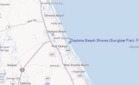 Daytona Beach Shores Sunglow Pier Florida Tide Station