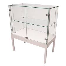 Counter Display Cabinet With Glass Door