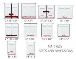 Mattress Sizes And Dimensions The Sizes