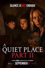 It's still thrilling to watch, even if the ideas ultimately dilute the terror of what came before. A Quiet Place Part Ii Wikipedia