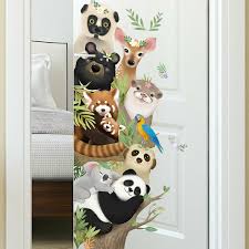Cute Animals Removable Wall Stickers