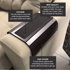 meistar sofa arm tray table with anti