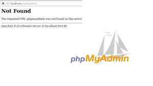 the requested url phpmyadmin was not