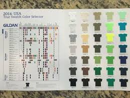 Free Gildan Color Swatch Set For Apparel Cutting For Business